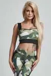 Gym Provocateur Top Brave Military Green